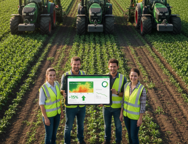 bigprofitsteaminfieldwithtractors