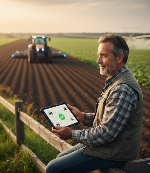 entwisesystemsmanonfencewithipadtractorbg